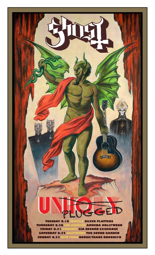 Ghost-Unholy-acoustic-tour-poster
