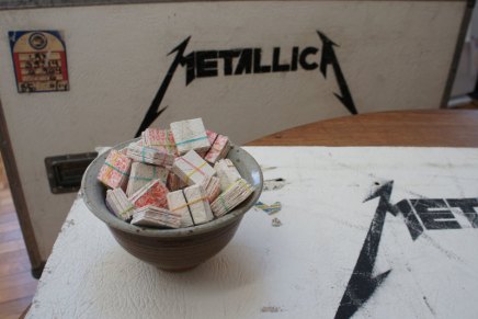 Tu peux posséder un morceau de l’histoire de&nbsp;Metallica