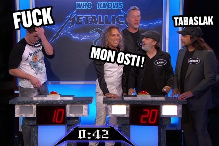 Un sympathique quiz Metallica chez Jimmy&nbsp;Kimmel