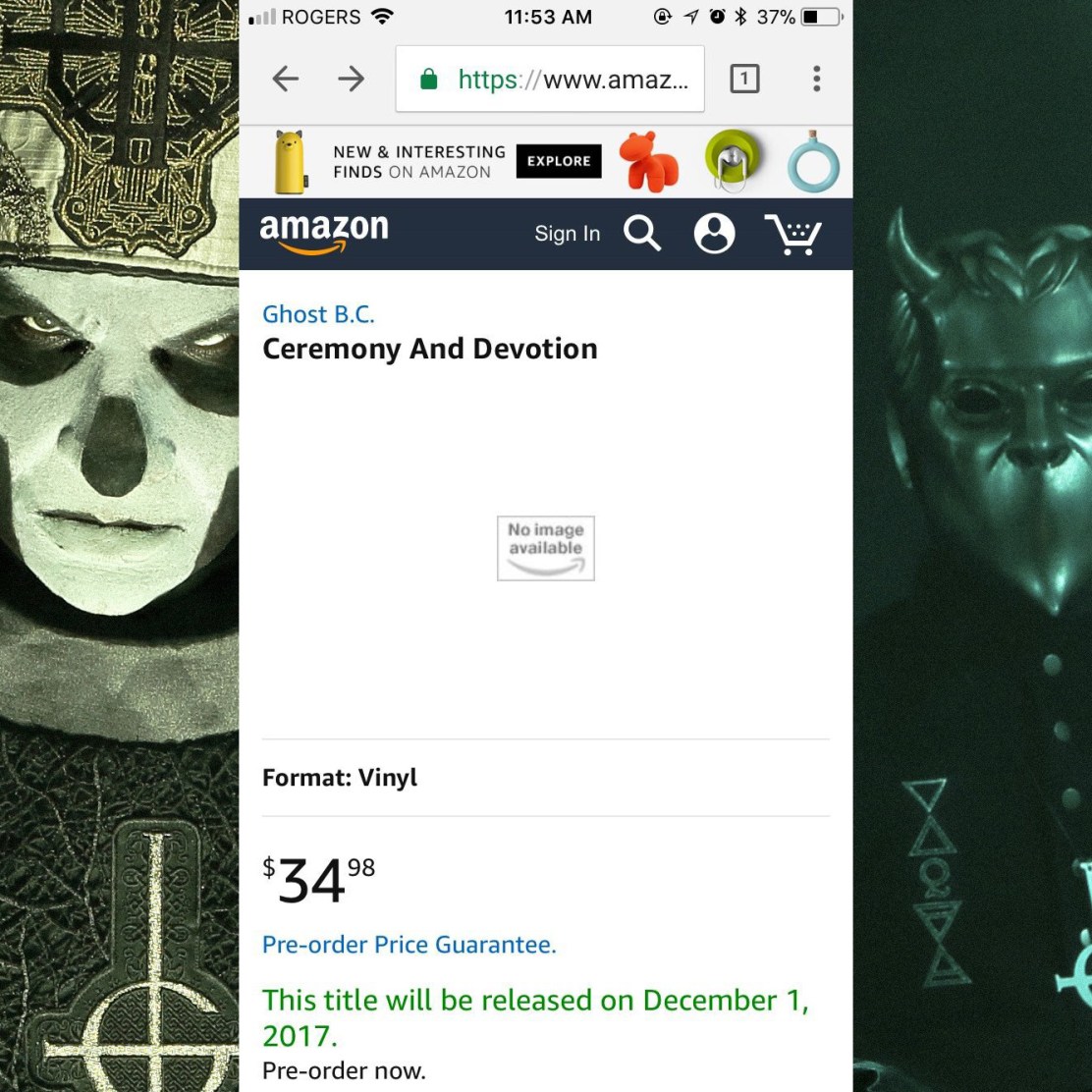 ceremony and devotion ghost