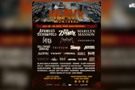 La programmation du Heavy Montréal 2018 est&nbsp;là!